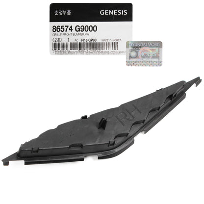 GENUINE Front Bumper Lower Outer Grille RIGHT for 19-21 GENESIS G70 86574G9000