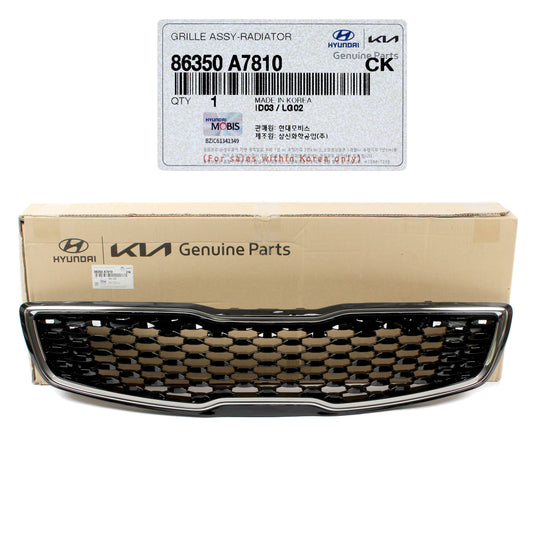 GENUINE Radiator Grille for 2017 2018 Kia Forte5 EX LX 2.0L 86350A7810