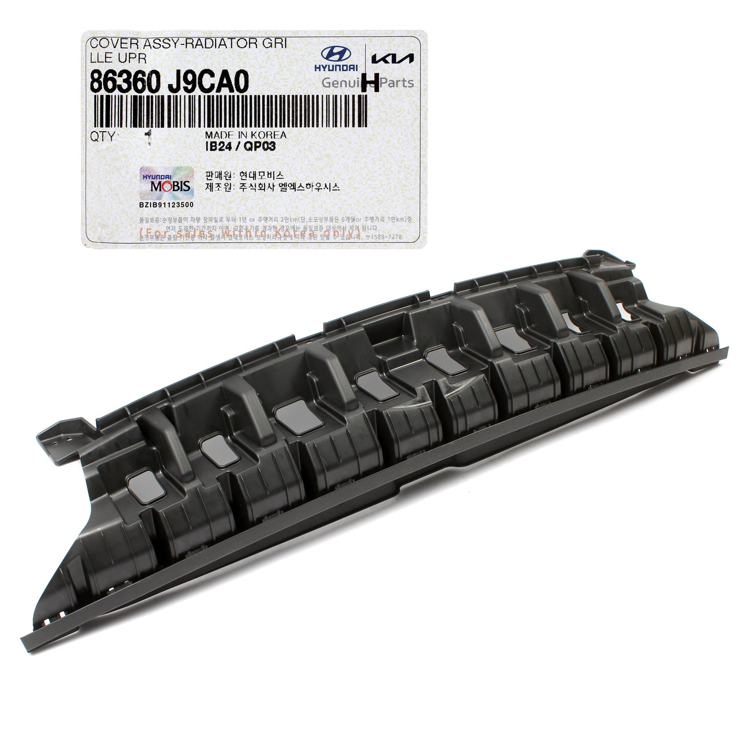 GENUINE Radiator Grille Upper Cover for 2022 2023 Hyundai Kona 86360J9CA0