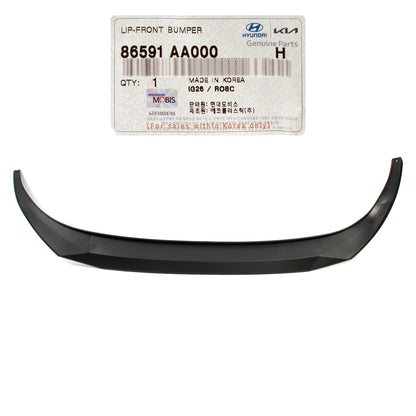 GENUINE Front Bumper Lower Lip Deflector for 21-23 Hyundai Elantra 86591AA000