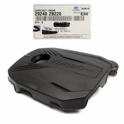 GENUINE Engine Cover for 2019-2023 Kia Forte Seltos Soul 1.6L Turbo 292402B220