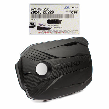GENUINE Engine Cover for 2019-2023 Kia Forte Seltos Soul 1.6L Turbo 292402B220