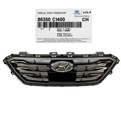 GENUINE Radiator Grille w/ Smart Cruise for 15-17 Hyundai Sonata 86350C1400
