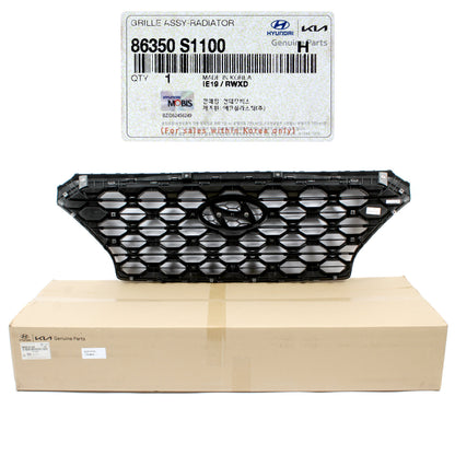 GENUINE Radiator Grille BLACK W/O Camera for 19-20 Hyundai Santa Fe 86350S1100