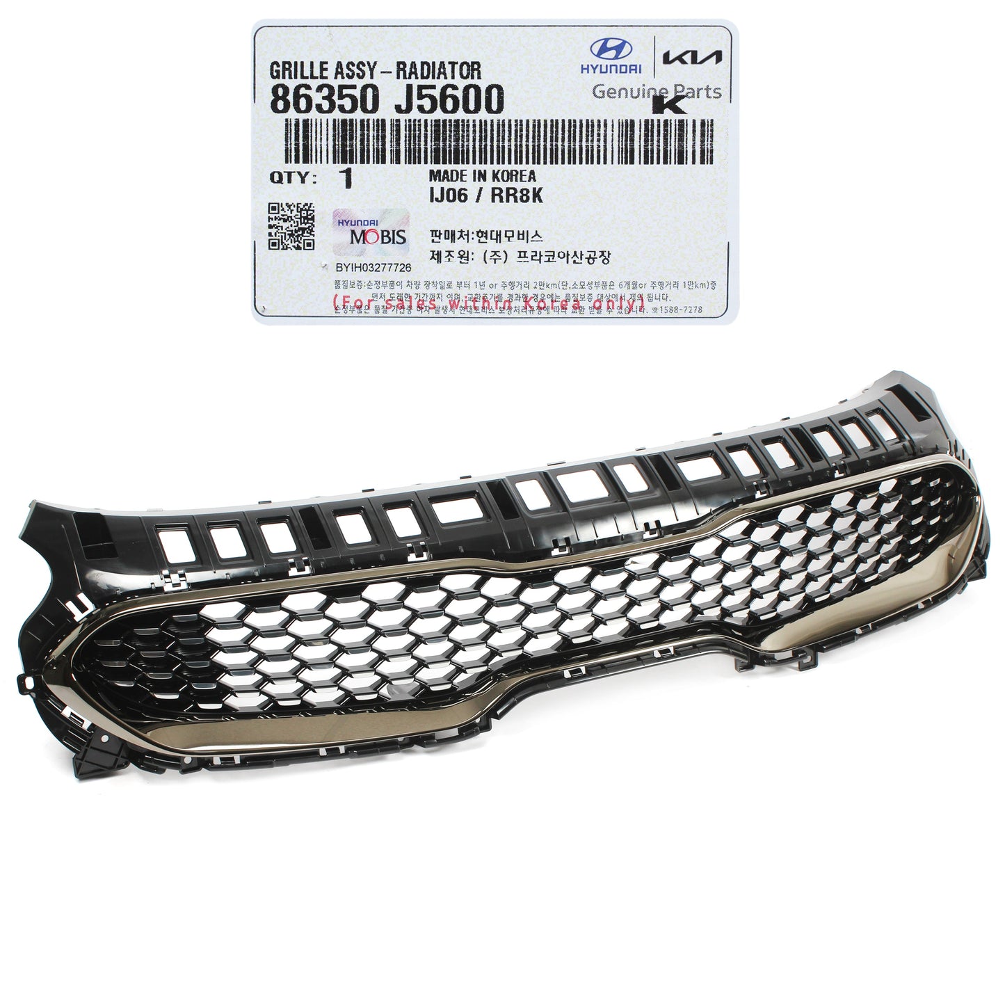 GENUINE Radiator Grille for 2018 2019 2020 2021 Kia Stinger 86350J5600