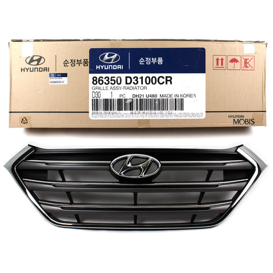 GENUINE Grille Radiator Chrome for 2016 Hyundai Tucson OEM 86350D3100CR