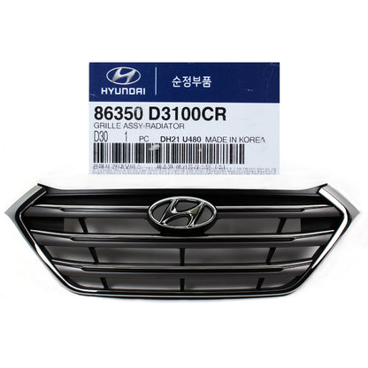 GENUINE Grille Radiator Chrome for 2016 Hyundai Tucson OEM 86350D3100CR
