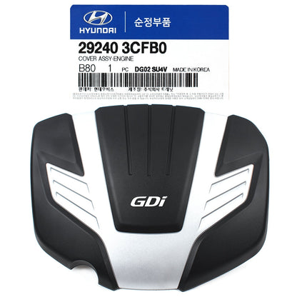 GENUINE Engine Cover for 2013-2018 Hyundai Santa Fe Kia Sorento 3.3 292403CFB0