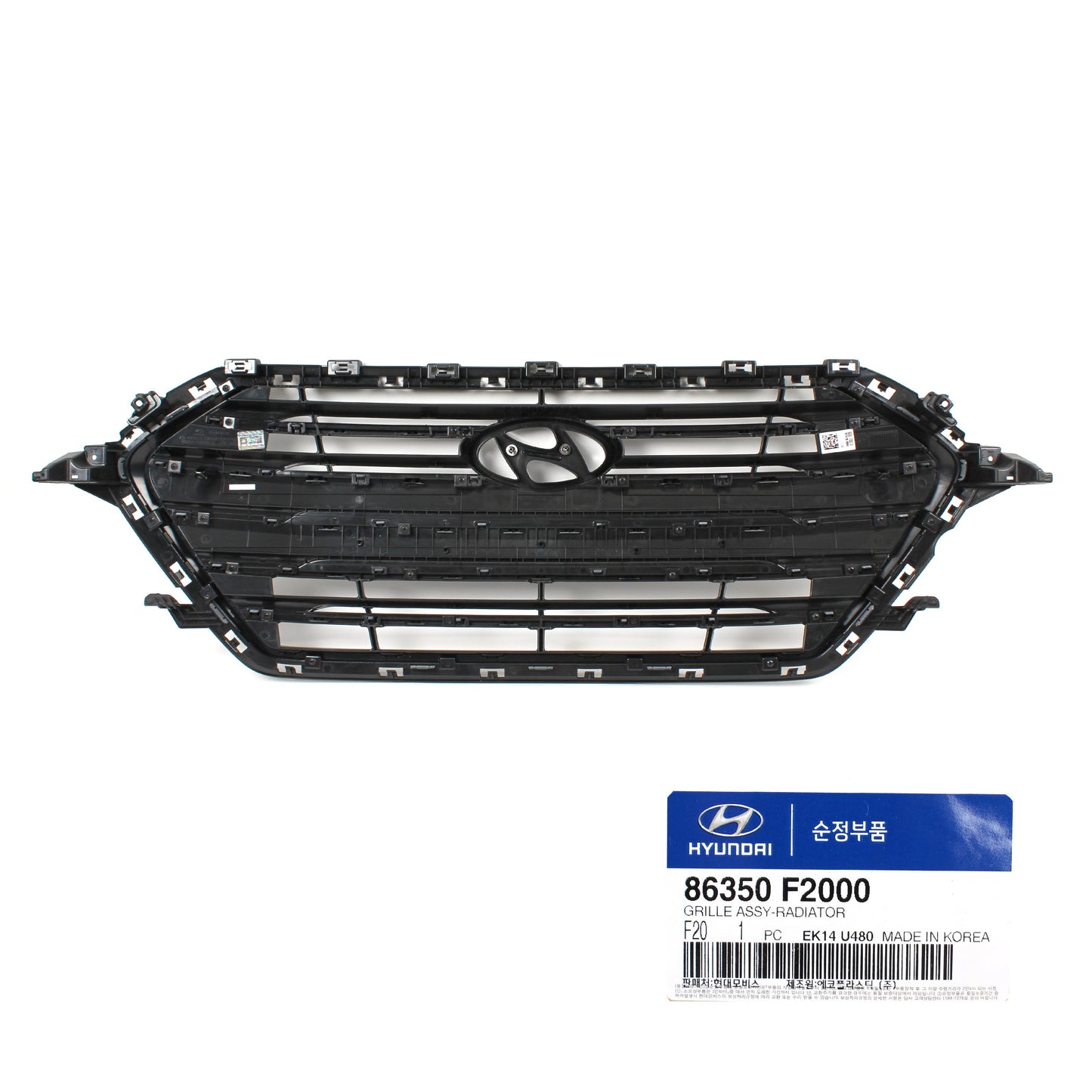 GENUINE FRONT RADIATOR GRILLE for 2017-2018 Hyundai ELANTRA OEM 86350F2000