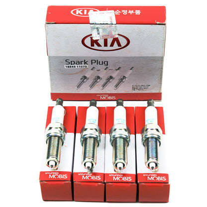 GENUINE OEM Spark Plugs Set 4PCS for 2015-2025 Hyundai Genesis Kia 1884911070