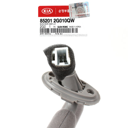 GENUINE Sun Visor DRIVER LH Gray for 2007-2010 Kia Optima OEM 852012G010QW