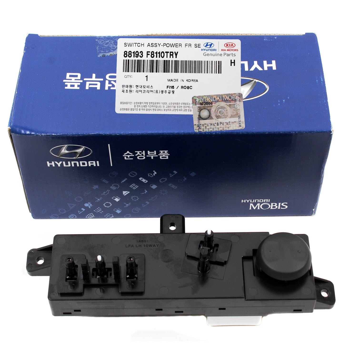 GENUINE Power Seat Switch for 2015-2019 Sonata 2016-2021 Tucson 88193C2020TRY