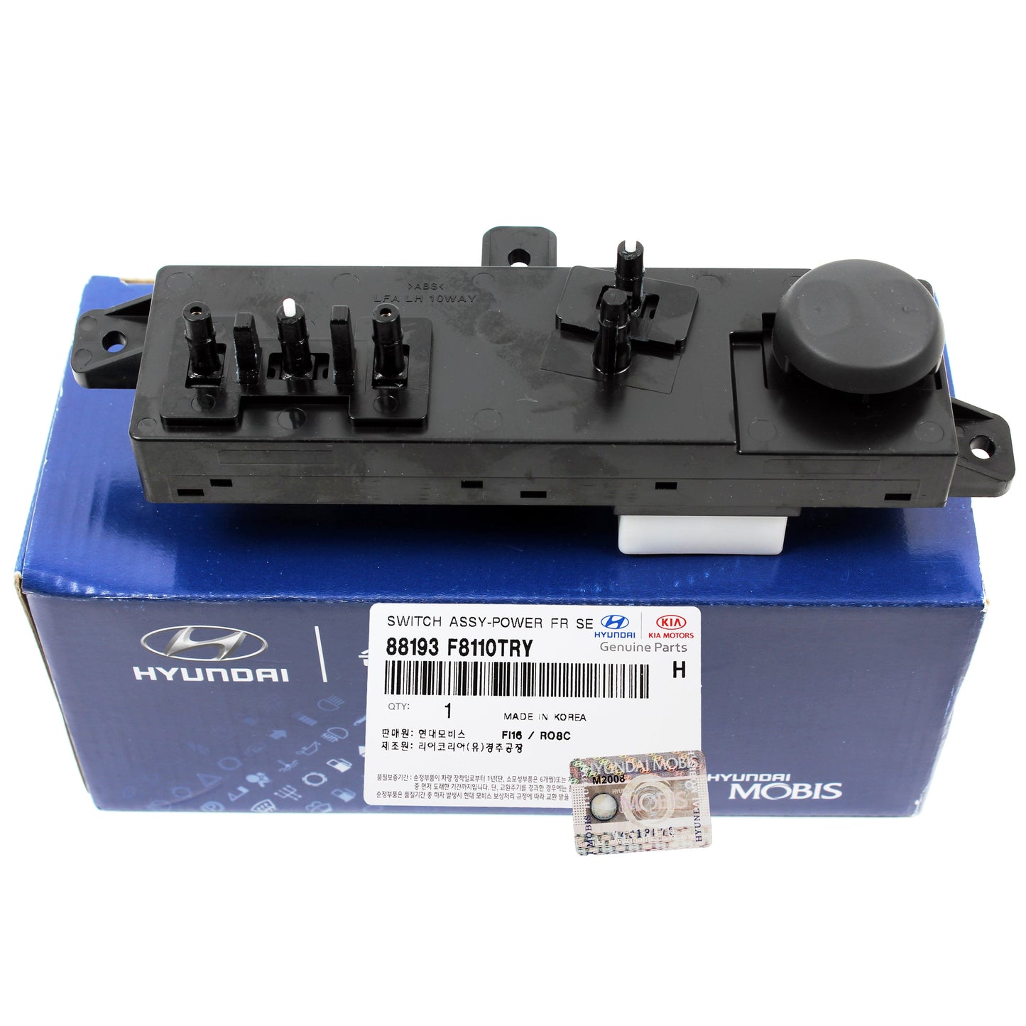 GENUINE Power Seat Switch for 2015-2019 Sonata 2016-2021 Tucson 88193C2020TRY