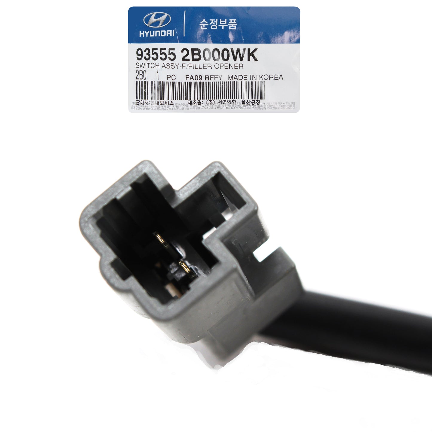 GENUINE Fuel Gas Door Opener Button Switch BLACK for 07-09 Santa Fe 935552B000WK
