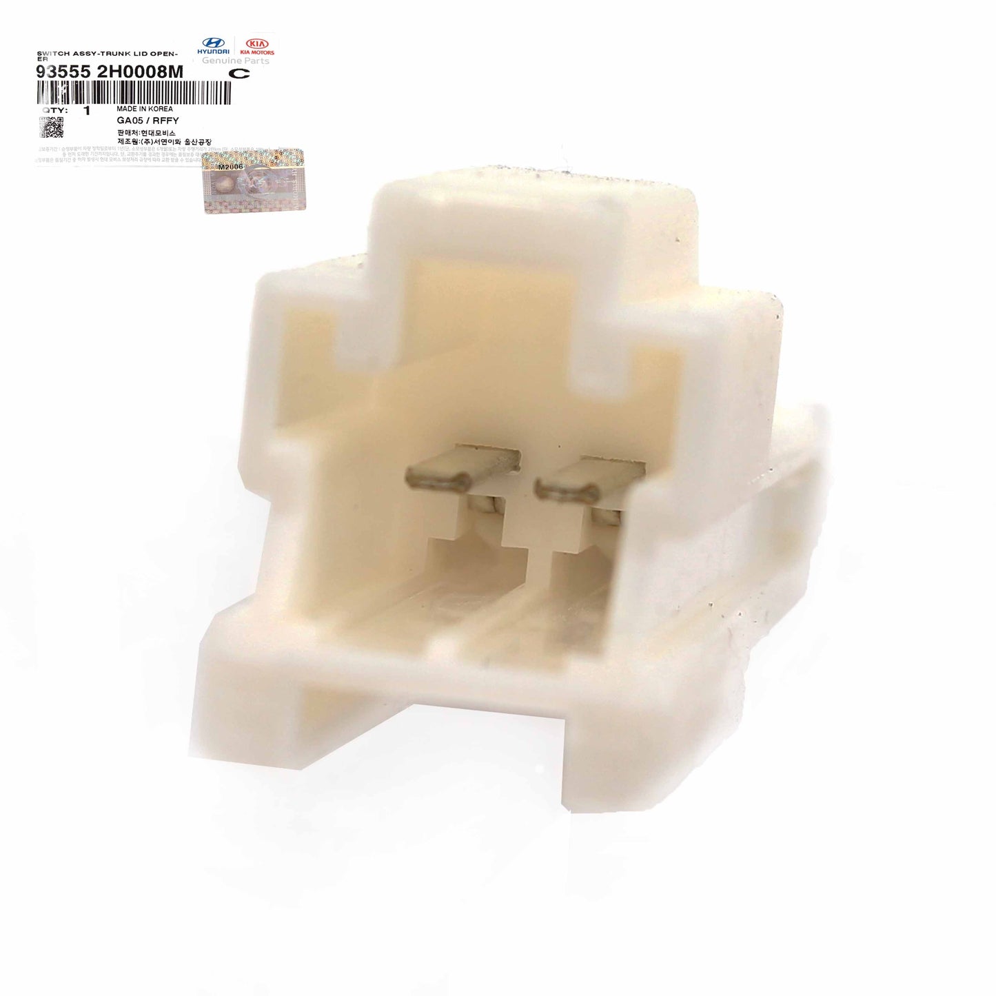 OEM Trunk Lid Opener Release Switch GRAY for 07-10 Hyundai Elantra 935552H0008M