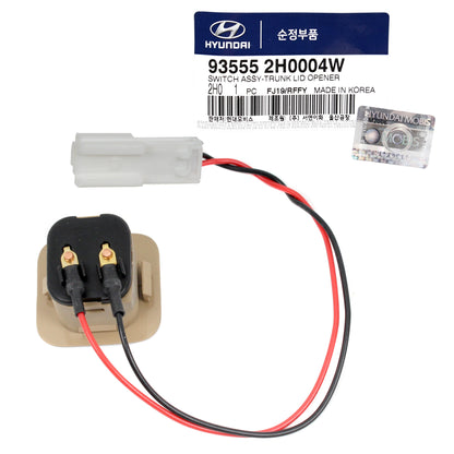 GENUINE Trunk Lid Opener Switch for 07-10 Hyundai Elantra SEDAN 935552H0004W