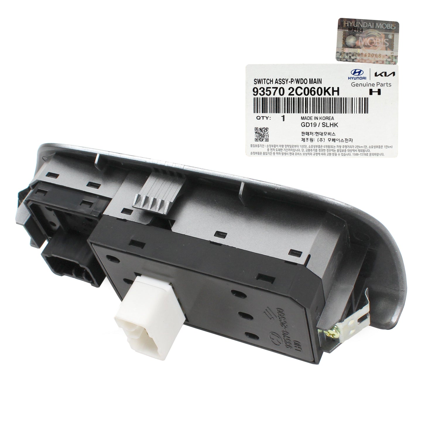 GENUINE Main Power Window Switch SILVER for 03-08 Hyundai Tiburon 935702C060KH
