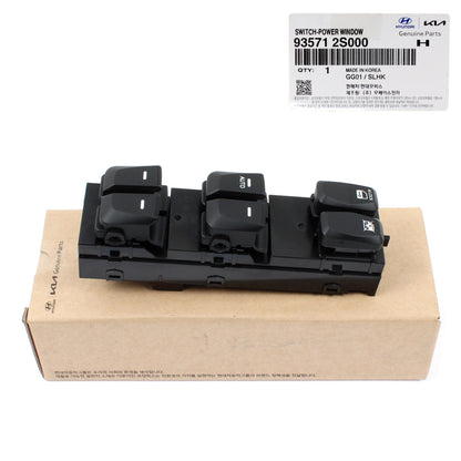 GENUINE Main Power Window Switch AUTO DOWN for 10-15 Hyundai Tucson 935712S050