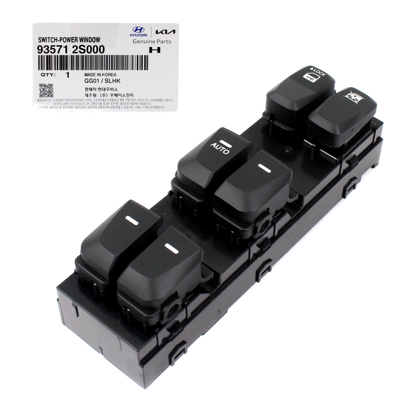 GENUINE Main Power Window Switch AUTO DOWN for 10-15 Hyundai Tucson 935712S050