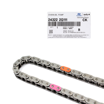 GENUINE Oil Pump Chain for 11-14 Hyundai Sonata / 11-16 Optima 2.4L 243222G111