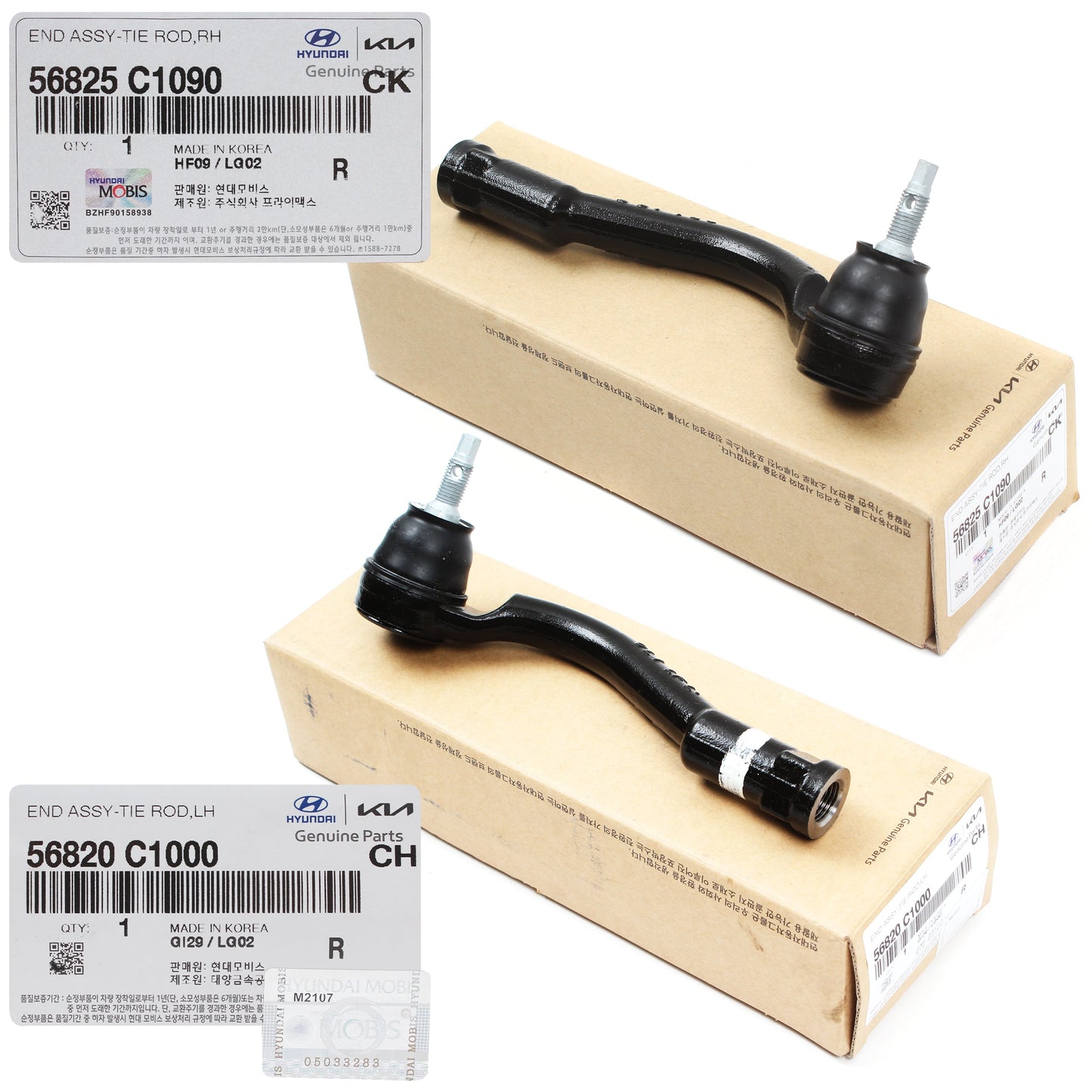 GENUINE Outer Tie Rod End RIGHT for 2015-2019 Sonata Optima Sorento 56825C1090