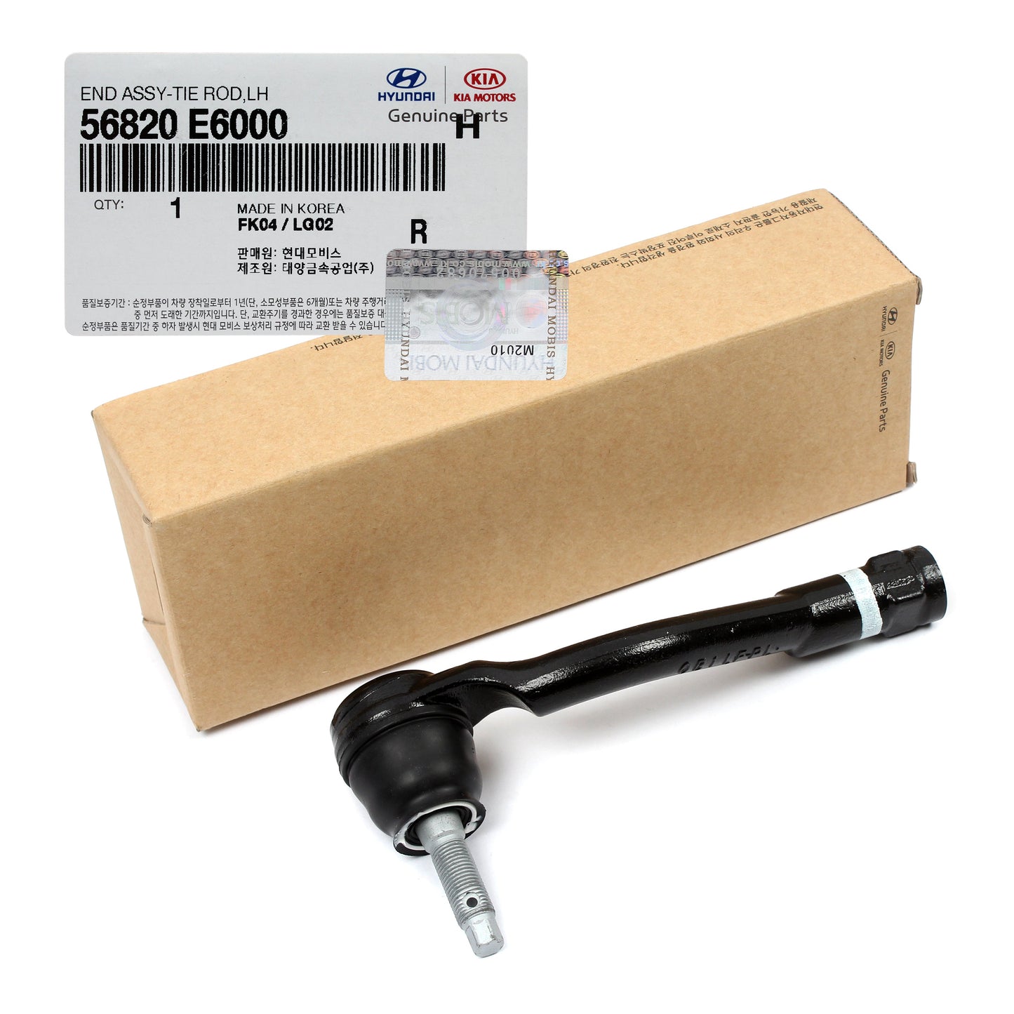 GENUINE Outer Tie Rod End LEFT DRIVER for 16-19 Sonata 16-20 Optima 56820E6000