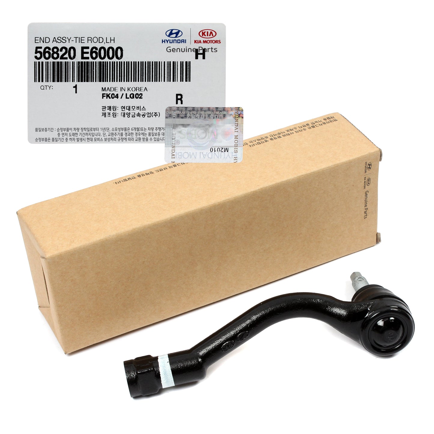 GENUINE Outer Tie Rod End LEFT DRIVER for 16-19 Sonata 16-20 Optima 56820E6000
