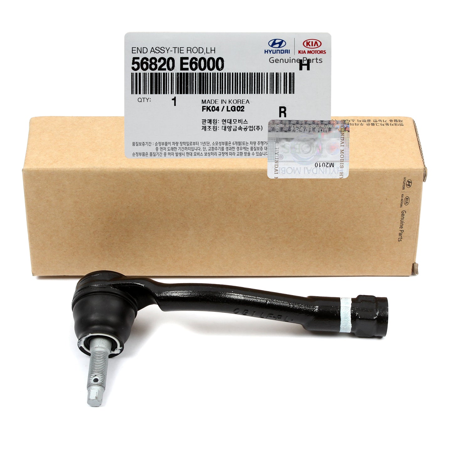 GENUINE Outer Tie Rod End LEFT DRIVER for 16-19 Sonata 16-20 Optima 56820E6000