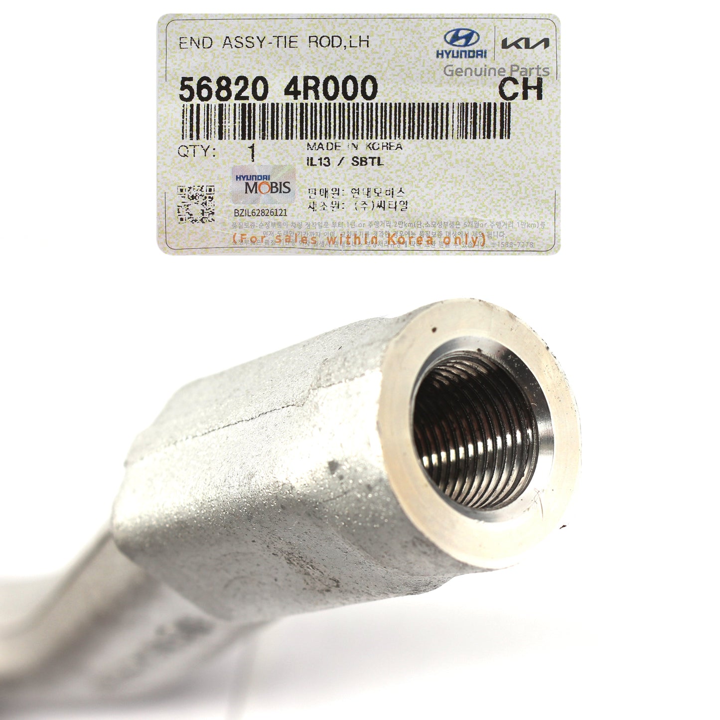 OEM Outer Tie Rod End LEFT DRIVER for 11-16 Sonata Optima HYBRID 568204R000