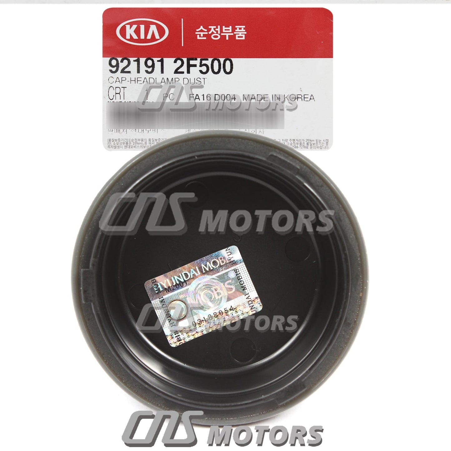 GENUINE Headlight Bulb Dust Cap for 2009-2017 Sonata Soul Spectra 921912F500