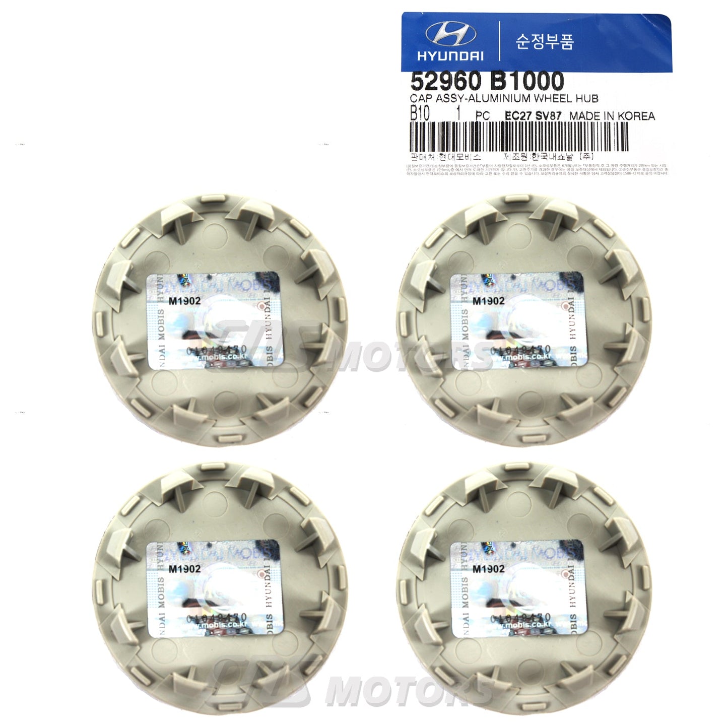 GENUINE Hyundai Genesis G80 15-17 for Aluminum Wheel Center Cap OEM 52960B1000