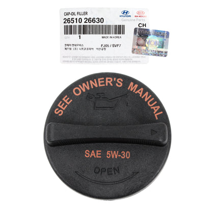 GENUINE Oil Filter Cap for 2011-2020 HYUNDAI KIA TUCSON FORTE OPTIMA 2651026630