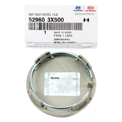 GENUINE Hyundai Wheel Center Hub Cap H Logo 4pcs Elantra Ioniq