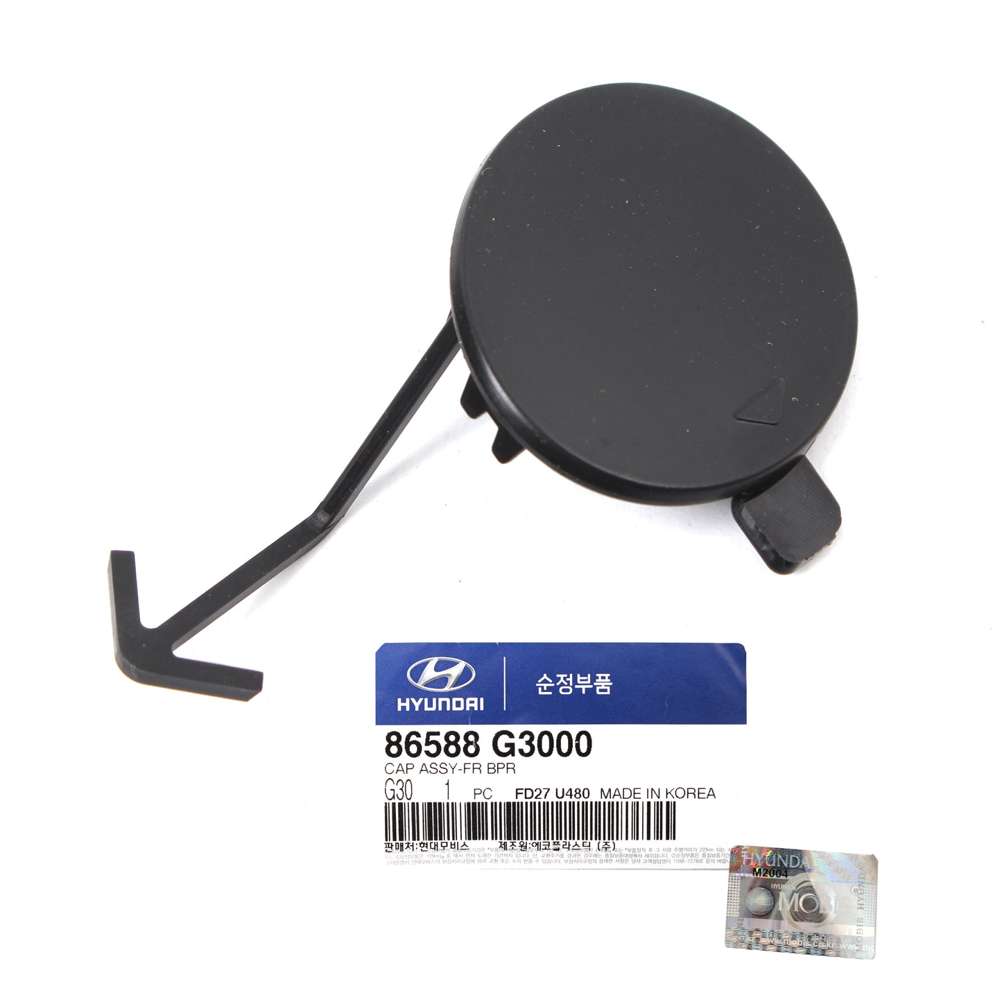 GENUINE Front Bumper Tow Hook Eye Cap for 18-20 Hyundai Elantra GT 86588G3000