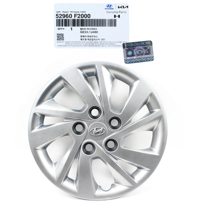 GENUINE Wheel Hub Cap Cover 15" for 2017-2020 Hyundai Elantra 52960F2000