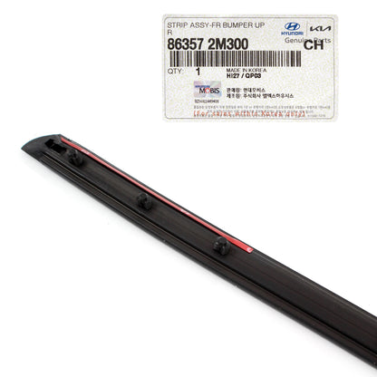 OEM Front Bumper Grille Upper Rubber Seal for 13-16 Genesis Coupe 863572M300