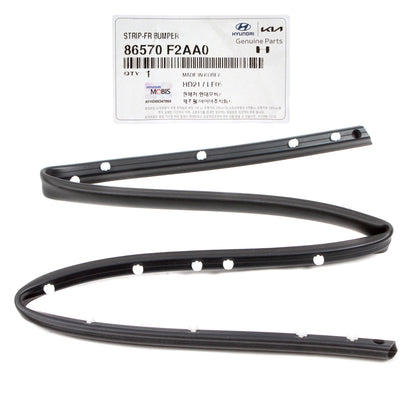 GENUINE Front Bumper Rubber Seal Strip for 19-20 Hyundai Elantra 86570F2AA0
