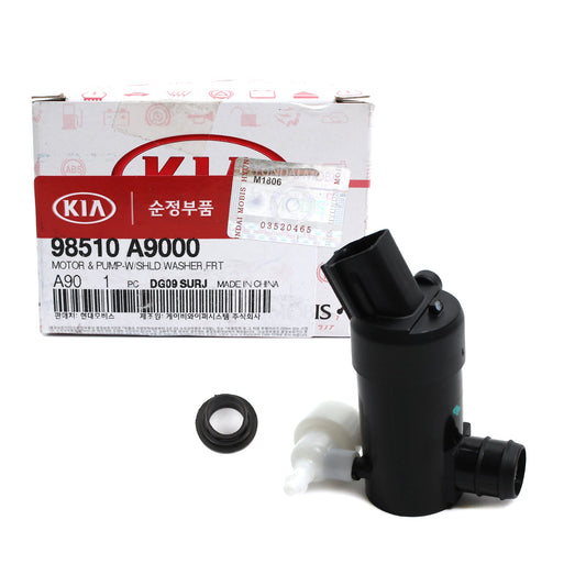 OEM Windshield Washer Pump & Grommet for 16-21 Kia Sedona Sorento 98510A9000