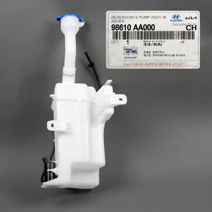 GENUINE Reservoir Tank w/ Washer Pump for 2021-2023 Hyundai Elantra 98610AA000
