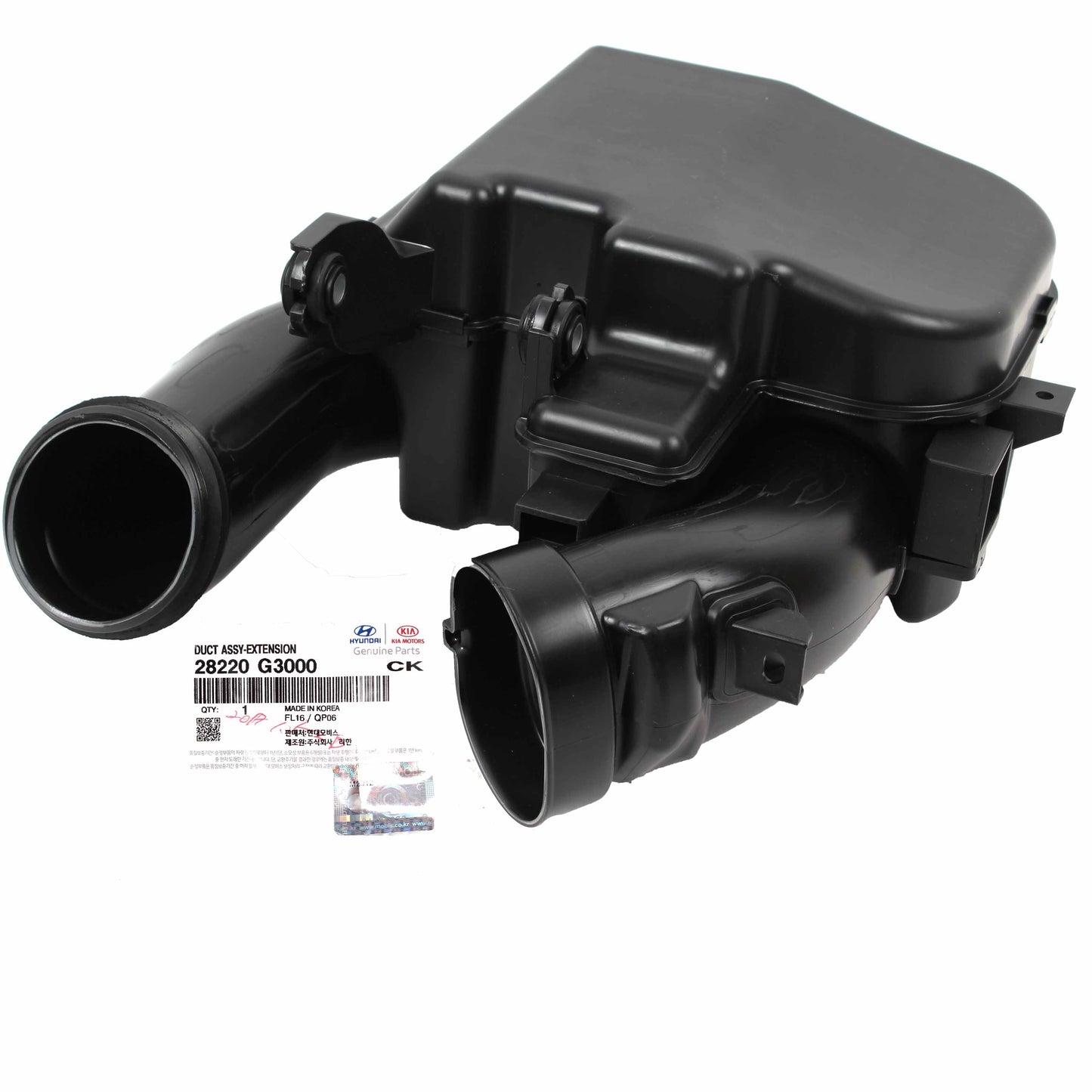 OEM Air Intake Resonator for 18-20 Hyundai Elantra GT Forte 2.0L 28220G3000