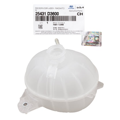 GENUINE Engine Coolant Reservoir Tank for 2016-2021 Hyundai Tucson 25431D3600