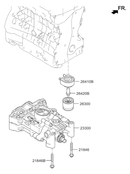 GENUINE Balance Shaft for 16-22 Santa Fe Sonata Veloster N Optima Sorento 2.4L 233002GGC0