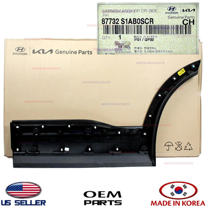 GENUINE Rear Door Lower Molding RIGHT Passenger Side ⭐OEM⭐ Santa Fe 2021-2023