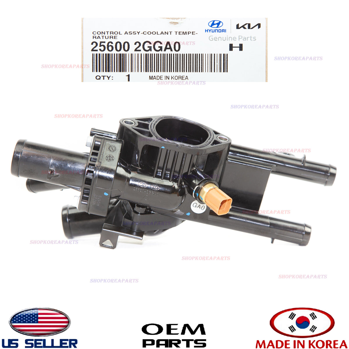 GENUINE OEM Thermostat Housing Unit 2.4L 2017–18 Santa Fe Sport  2014–20 Sorento