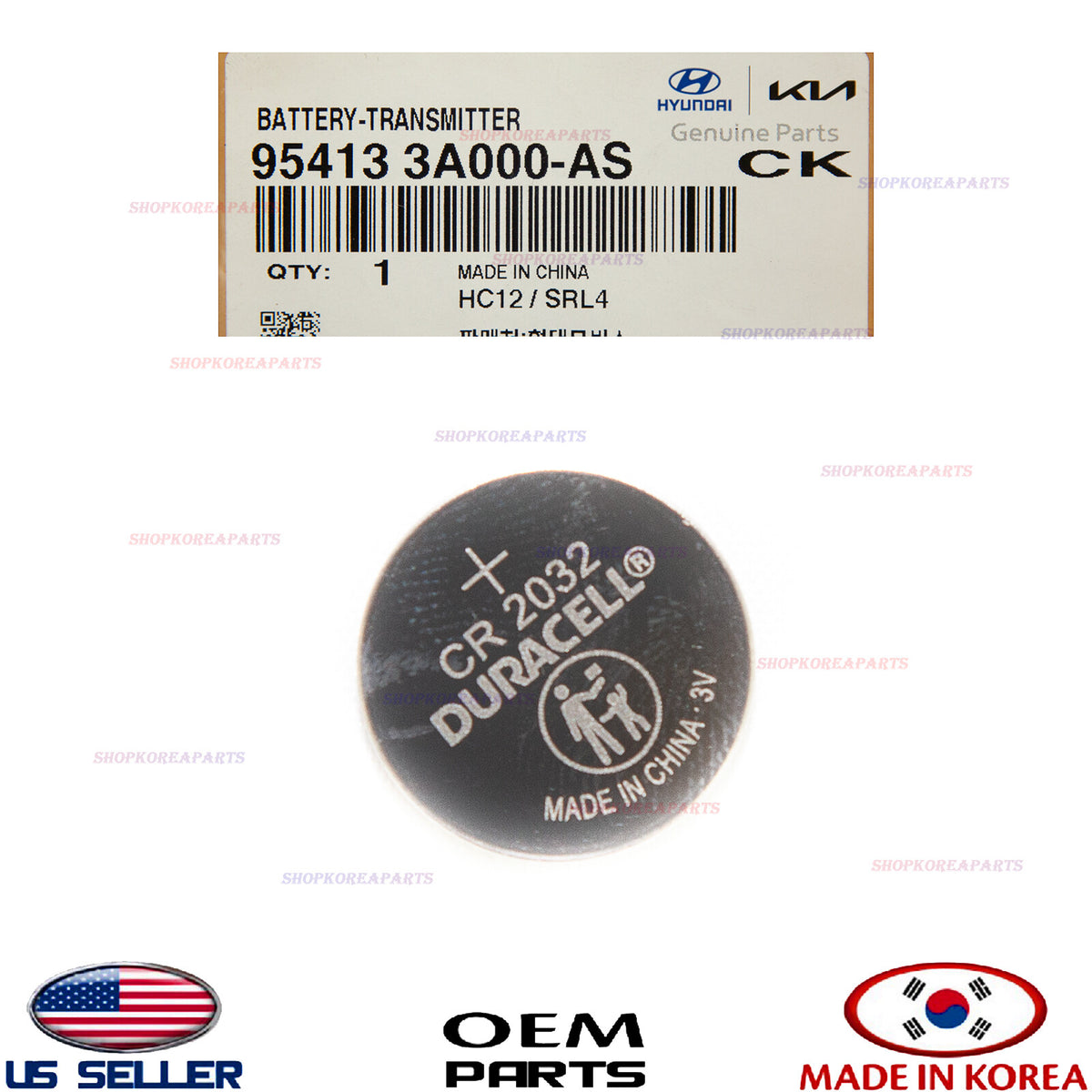 GENUINE Smart Key Transmitter Battery CR2032 OEM HYUNDAI KIA *See compatibility