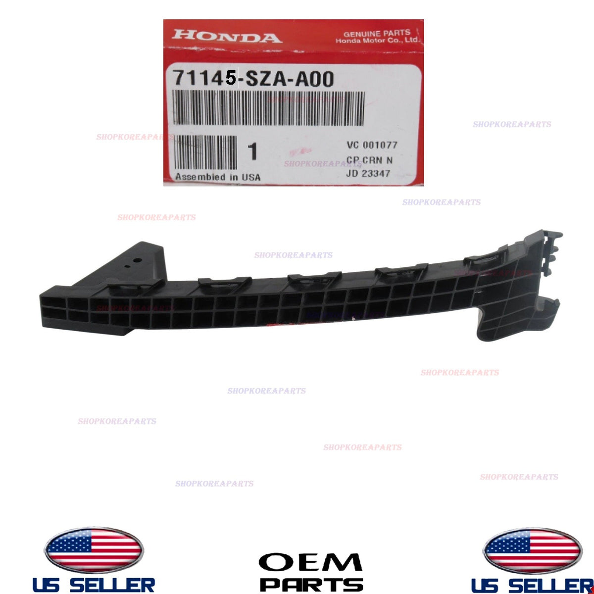 GENUINE Front Bumper Upper Bracket LEFT Driver Side 2009-2011 Honda Pilot