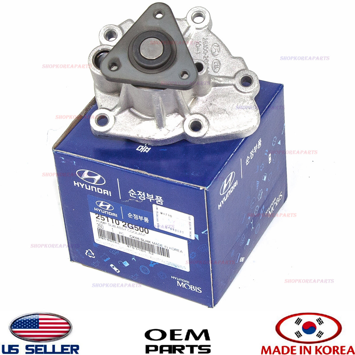 GENUINE Coolant Water Pump OEM Optima Sonata Sportage Sorento Tucson 2.4L 11-14