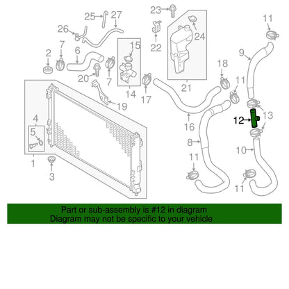 GENUINE Engine Coolant Pipe 2011-2014 Mitsubishi Outlander Sport 2.0L 2.4L