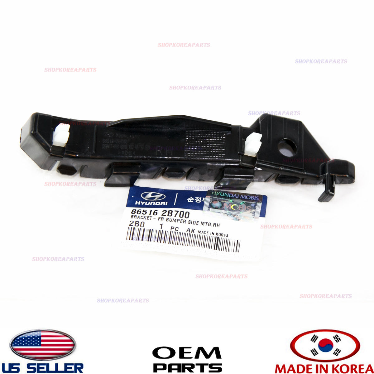 GENUINE Front Bumper Mounting Bracket Right Passenger Side OEM Santa Fe 2010-12