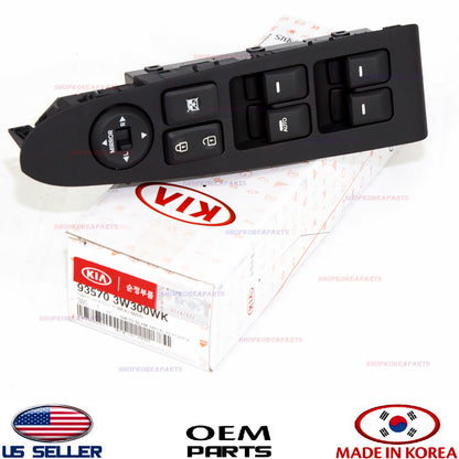 GENUINE Power Window Main Switch OEM Kia Sportage 2011-2016 AUTO ONLY *see photo